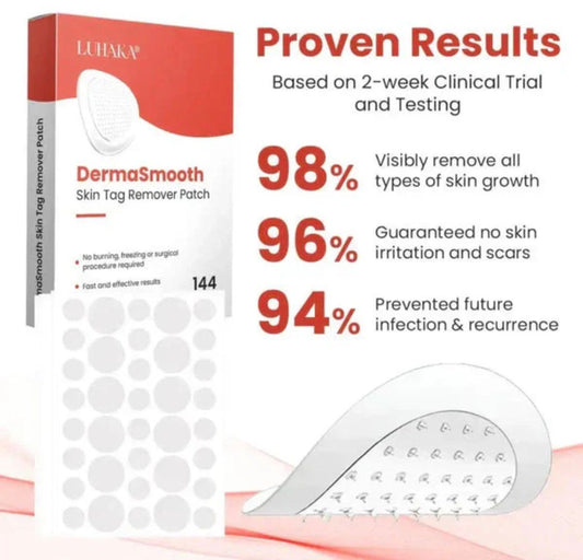Derma Smooth Skin Tag Removal Patch - 72 Patches
