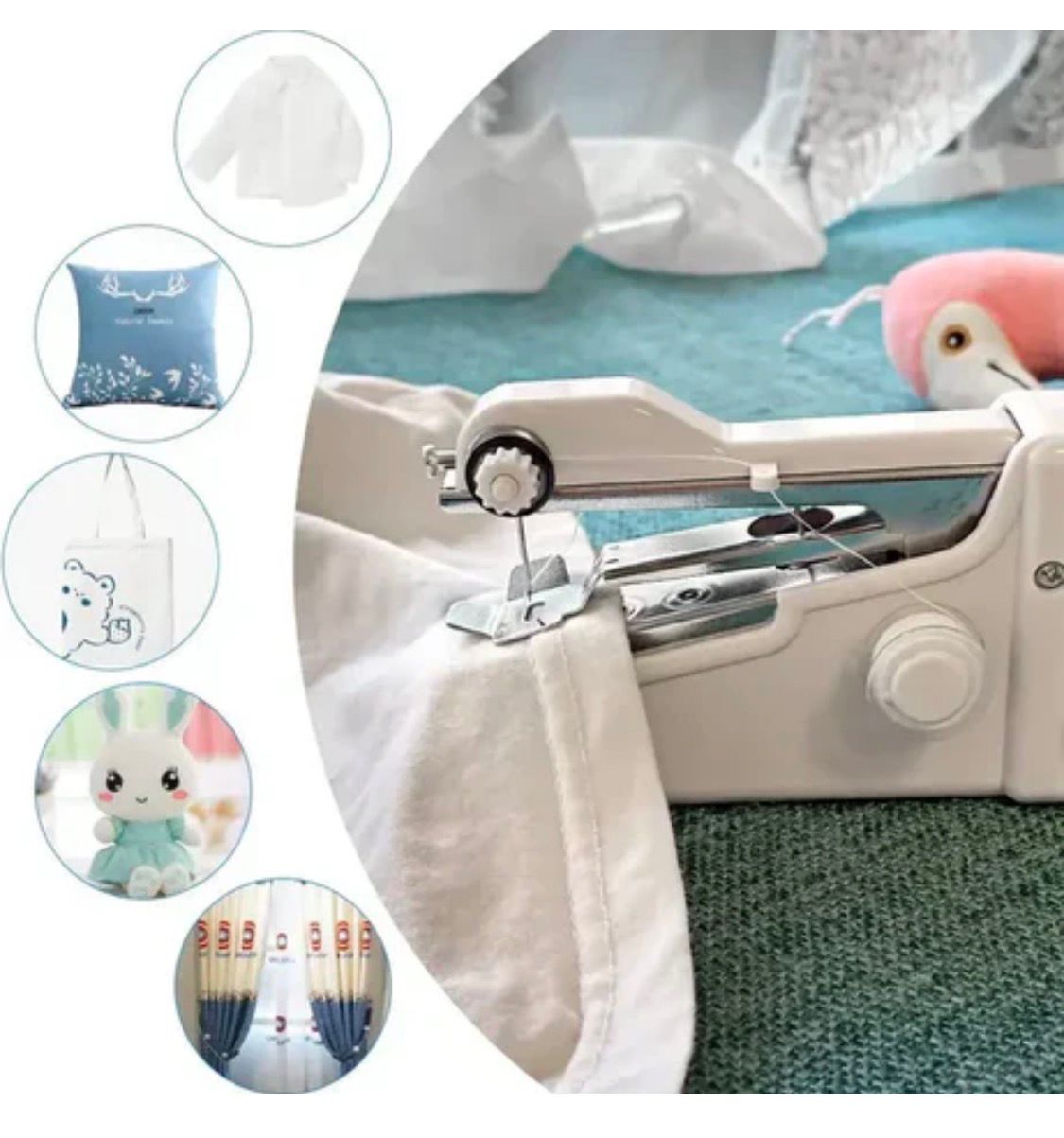 Mini Rechargeable Sewing Machine — Stitch Anywhere!